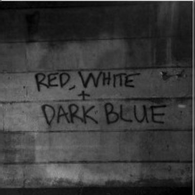 DARK BLUE red white LP